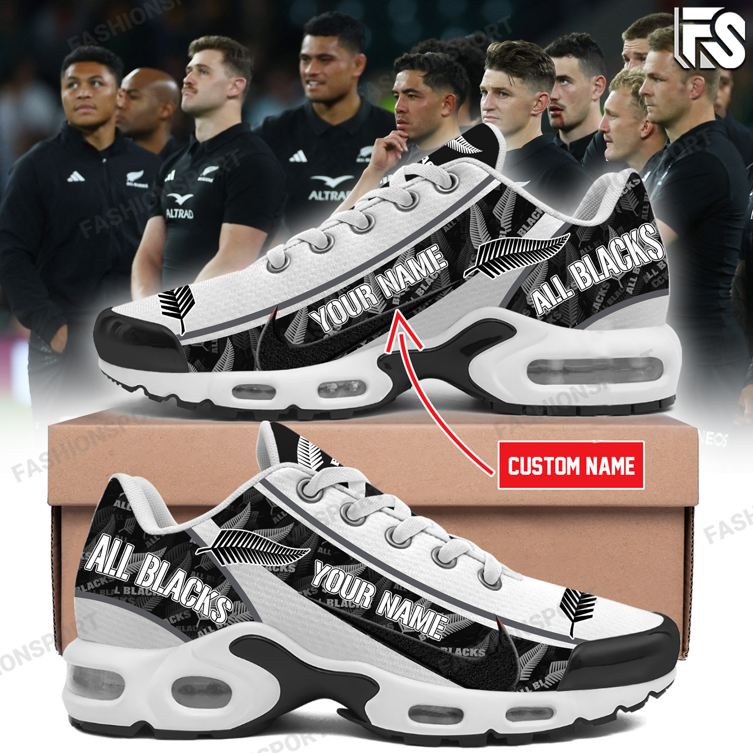 Baskets All Blacks TN Shoes pour hommes et femmes
