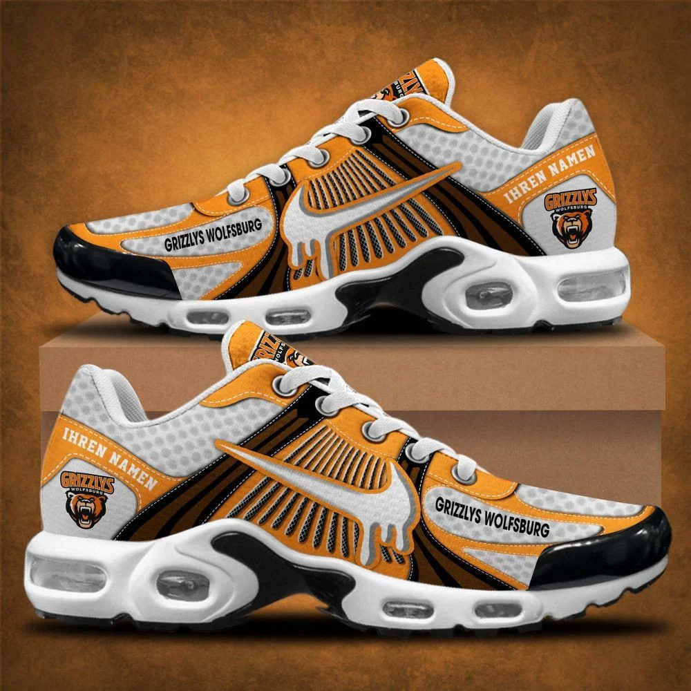 Grizzlys Wolfsburg Nom personnalisé Style sportif Air Max Plus Chaussures